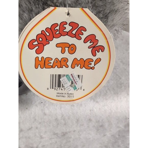 1987 Fundamental Too Squeezeems Ollie The Owl Plush 11" NWT - Picture 3 of 8